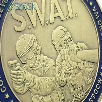 1-10шт moda vojske SAD-u novac za suvenir starinski Sveti Juraj, zaštitnik oklop kovanice SWAT poziv novac za zbirke