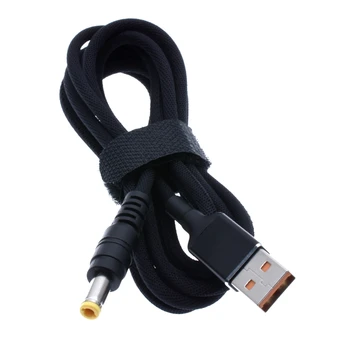1.8 m USB male head to DC 5.5*2.5 MM PD notebook fast charging cable, DC 5.5*2.5 laptop 65W kabel 20V 3.25 A QC3.0