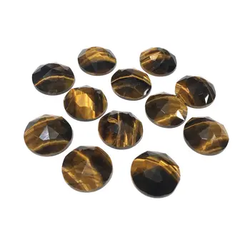 10 kom površine particije tiger eye kamen je kamen, кабошон bez rupe za izradu nakita veličine 16 mm