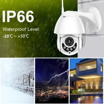 1080P Wifi IP kamera vanjski dvostrani audio PTZ 5X optički zoom noćni vid IC 60 m wireless security speed dome kamere P2P