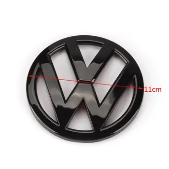 110 mm sjajni crni prednji gril znak logotip logotip zamjena za VW Volkswagen Scirocco MK3 1K8 853 600