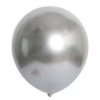 12шт kromirani metalni baloni metalik plava srebrna, baloni za rođendan, vjenčanje помолвка godišnjica prijatelji i obitelj dekor stranke