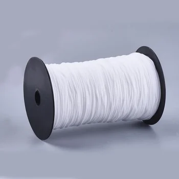 2 role/500 g cijele/stan bijeli najlon elastični kabel za prednje maske hvataljke za uho elastični kabel DIY Unikatni Mask Material