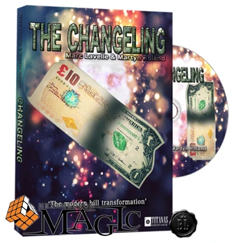 2017 New Changeling (DVD and Gimmicks) by Marc Lavelle and Titans close-up card magic trick products murphys / Veleprodaja