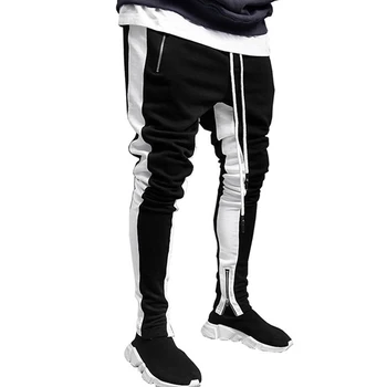 2020 jesen muška visoka ulica munja prugasta sportske hlače muške casual sportske odjeće trkači hlače hip-hop hlače uličnu odjeću S-2XL