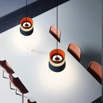 2020 novi jednostavan skandinavski restoran svjetla suvremeni bar spavaća soba topla Macarons luster glačalo + akril