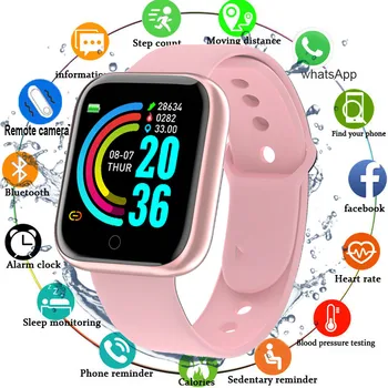 2020 sportske pametni satovi Muški Ženski krvni tlak Smartwatch Watch vodootporan srčani ritam tracker sat Watch Smart za Android i IOS