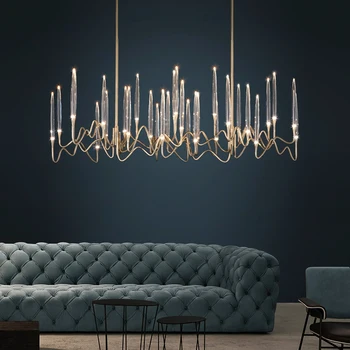 2021 moderan svjetlo luksuzna led kristalnim lusterima grančica drveta svadbena dekoracija lampa za blagovanje spavaće sobe