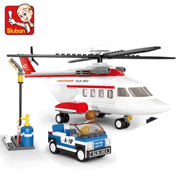 259шт grad privatni helikopter zračni autobus avion avionski prijevoz avion automobil DIY gradivni blokovi setovi edukativne igračke