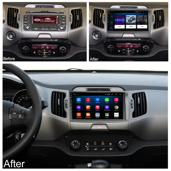 2din Android 9.0 auto Radio Multimedia Video Player, GPS navigacija za KIA Sportage 3 2010 2011 2012-2016 auto radio