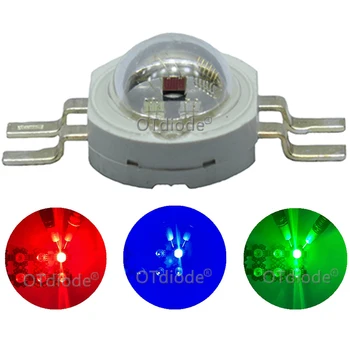 500pcs 1W 3W LED High Power LED cool white prirodni bijela topla bijela, RGB crvena zelena plava žuta izvor svjetlosti