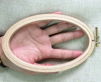 6x4 cm Bukva ovalni пяльцы za vez za rad broje križ Stitchand vez ovalni prsten drveni vez folijom vijenac