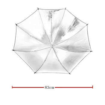 83 cm, 33 cm studio fotografija kišobran стробоскоп reflektor crna srebrna Flash kišobran studio fotografija pribor difuzor