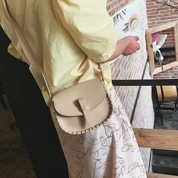 Aelicy ženska torba design vreća Svakodnevni Umjetna koža krug rame torba preko ramena torbe kožni novčanik