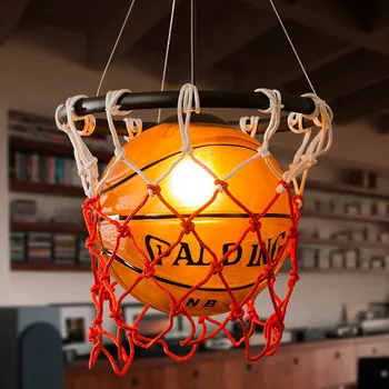 Američka košarka viseće svjetiljke restoran stadion sportska tema Shop nakit viseće svjetiljke industrijski način dječja soba