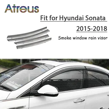 Atreus 1 compl. ABS kiša dim prozor vizir automobila vjetar deflektor za Hyundai Sonata 2016 2017 2018 Pribor