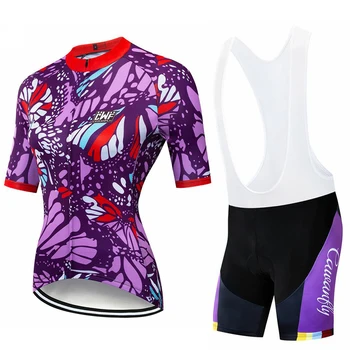 Banesto 2020 žene Biciklizam Dres komplet majica ljeto bike Biciklizam odjeća Mayo Ciclismo kratkih rukava MTB bicikl Dres vrhovima