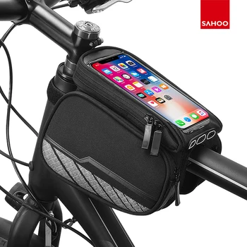 Bicikl pametni telefon torba 5.7 / 6.2 inča veliki ekran osjetljiv na dodir MTB cestovni bicikl Biciklizam gornja rama cijev košarica za pohranu D12813LA