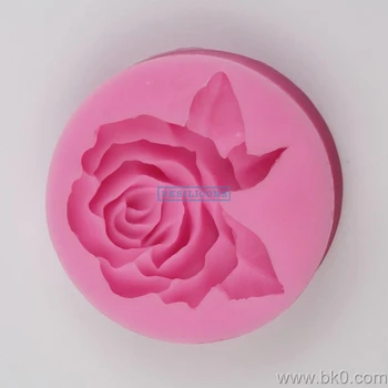 BJ004 3D Big rose shape silikonska guma tortu kalup ručno sapun obliku smole obrt