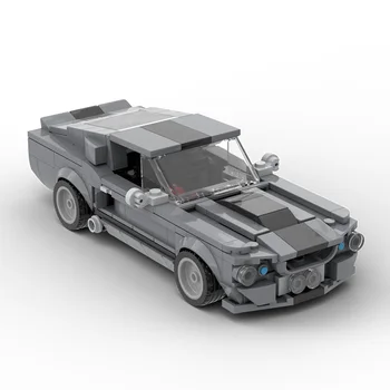 Buildmoc Technic MOC Car Building Block City Gray Speed Supercar Model Bricks DIY Vehicles dječja igračka odrasli pokloni za Rođendan