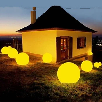 Daljinski upravljač LED Garden Light Ball Night Lights vodootporan vanjski krajolik rasvjeta travnjak lampe Božićni domjenak svečani dekor