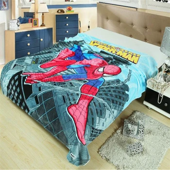 Disney Spider-Man crtani film mekana topla coral runo плюшевое deka baciti 150x200cm na krevet avion za dijete djeca dječaci poklon za Rođendan