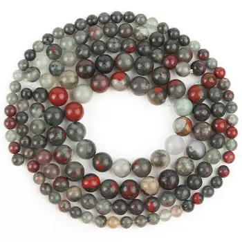 Dragulj Afrički krv žad perle slobodan razuporne perle za izradu nakita DIY naušnica i narukvica i ogrlica 15 