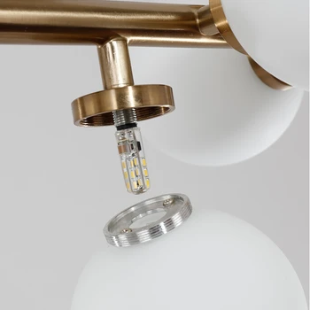 Europska kružnom salon moderna crna zlatni led privjesak lampa svjetlost dnevni boravak predsoblje okrugli stakleni balon balon prsten za vješanje lampe