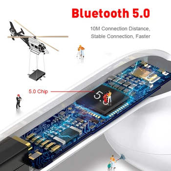 I60 Super TWS pop-up bežične slušalice Bluetooth slušalice 8D woofera slušalice PK I10 I11 I12 I9s I20 I30 I40 Slušalice
