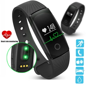ID107 Heart Rate Smart Bracelet Watch Heart Rate Monitor pedometar Smart Band bežični fitness tracker narukvica