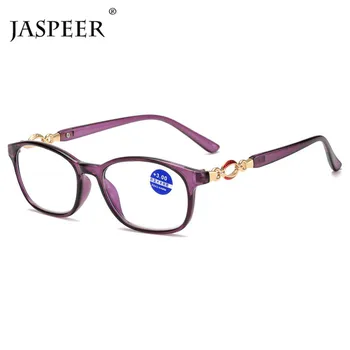 JASPEER pravokutnik naočale za čitanje žene brand dizajner klasicni dalekovidnost recept sunčane naočale diopters leće +1.0 do + 4.0