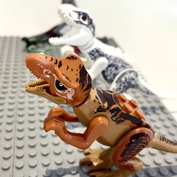 Jure play svijet dinosaurusa T-Rex Velociraptor Indominus Triceratops životinje setovi građevinski odbor figurice i igračke za djecu, poklone