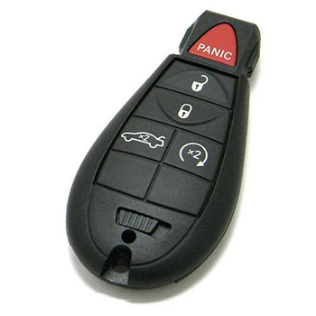 KEYECU OEM Parts Smart Remote Key 5 Button for Dodge Charger Challenger Magnum FCC ID: IYZ-C01C, P/N: 05026887
