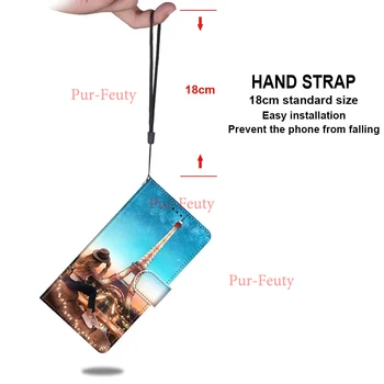 Kožna flip torbica za telefon Xiaomi Mi 5X 6X 8X Play 8 Lite Case Mi A1 A2 Mi 8 Mladih cover luksuzni crtani mačka predložak novčanik knjiga