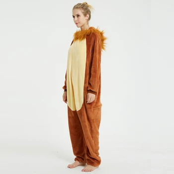 Kralj Lav unisex odraslih životinja pidžama Onesies cosplay crtani film za odrasle jednodijelni pidžama pidžama Halloween božićni odijelo