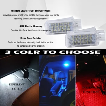 LED unutrašnjosti automobila prostor za noge prtljažni pretinac za rukavice kupola svjetla za čitanje za Audi TT R8 A8, S8 D4 Q7 S7 A6 S6 C6 Q5 RS4 B7 A4 B8 A3 A2 A1