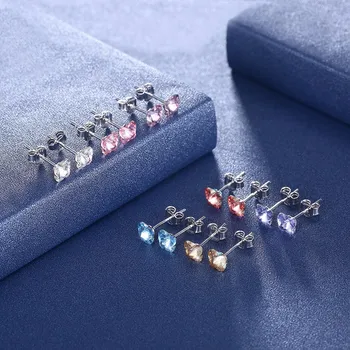 LEKANI 925 sterling srebra naušnice za žene leptir Austrija Kristal naušnice moda fin nakit poklon trend 2020