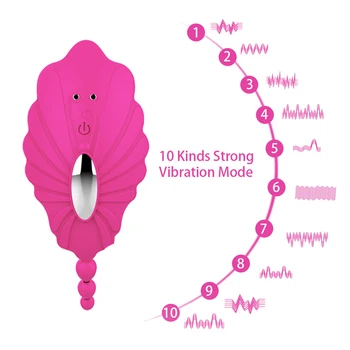 Leptir vibrator daljinski upravljač nevidljiva odjeća gaćice vaginu i klitoris stimulans prepone anus masaža seks igračke za žene