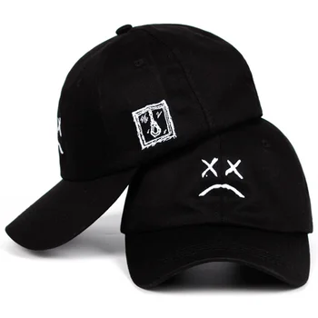 Lil Peep Dad Hat vez pamuk kapu tužno lice šešir xxxtentacion hip-hop kapu Golf ljubav lil. peep Snapback žene muškarci