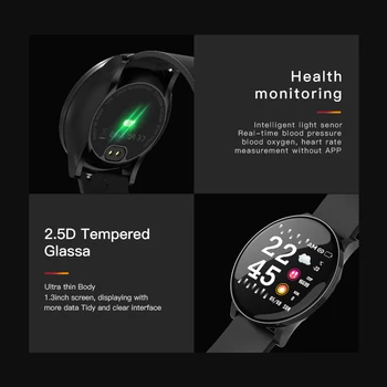 Luksuzni pametni satovi muški krvni tlak vodootporan rose gold pametne žene satova srčani ritam fitness tracker sat Sport Android IOS