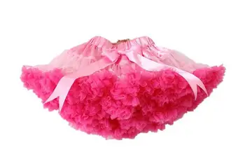 Moda fluffy šifon Pettiskirts svežanj novorođene djevojčice suknja Princeza suknja dance odjeća Odjeća za zabave, 18 m-10 godina 22 boje