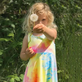 Moda Novi 2020 Kravata Boje Za Ispis Haljina Djevojke U Ljetnim Haljinama Plaža Remen Dječja Haljina Djeca Dječje Haljine Za Djevojčice Ljetna Odjeća