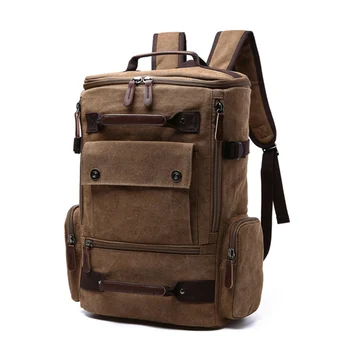 Muška ruksak berba platnu ruksak školski muške torbe putne torbe velikog kapaciteta ruksak ruksak za laptop torba visokog kvaliteta