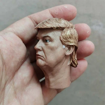 Na Raspolaganju 1/6 Scale Raznorazne Male Head Sculpt Trump American President Donald Trump Male Head Carving Fit 12