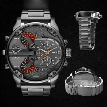 Najbolje marke izuzetna muška moda luksuzne poslovne sat od nehrđajućeg čelika Sport analogni kvarcni muški ručni sat saat reloj xfcs