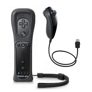 Najnoviji 2in1 za upravljanje Wii izgrađen-in Motion Plus unutrašnji daljinski upravljač za Nunchuck bežični kontroler za Nintendo joypad