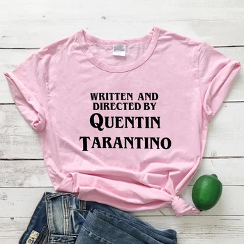 Napisano je i poslano majica Quentin Tarantino grafički Tee svakodnevni O-izrez visoke kvalitete smiješne majice odjeća Majice pokloni