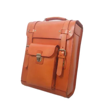 Nove kožne torbe ručno britanski koledž ruksak za muškarce i žene parovi torba, veliki kapacitet računalo ruksak, retro