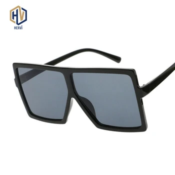 Nove sunčane naočale četvornih žene ženske sunčane naočale naočale plastični okviri prozirne leće UV400 nijansu Moda vožnje