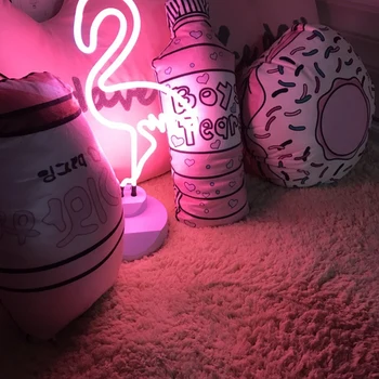 Novi neonski znak žarulja LED Night Light lampe flamingo oblak Duga ananas božićni ukras stranke 3D ukras kuće